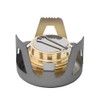 Mini Copper Spirit Cooker Portable Camping Stove with Aluminum Stand