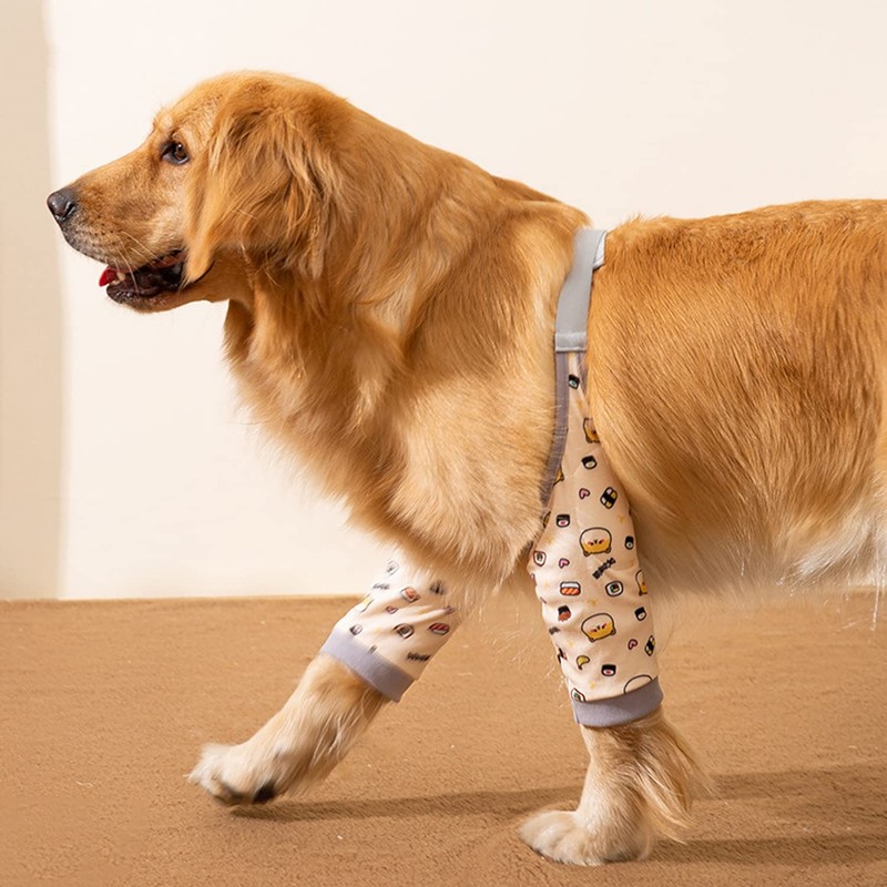 Dog Front Leg Joint Protector Sleeve,Elbow Sleeves with Mesh Pad