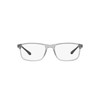 Emporio Armani Men's Ea3098 Sunglasses, Transparent Grey/Demo Lens, 53 mm