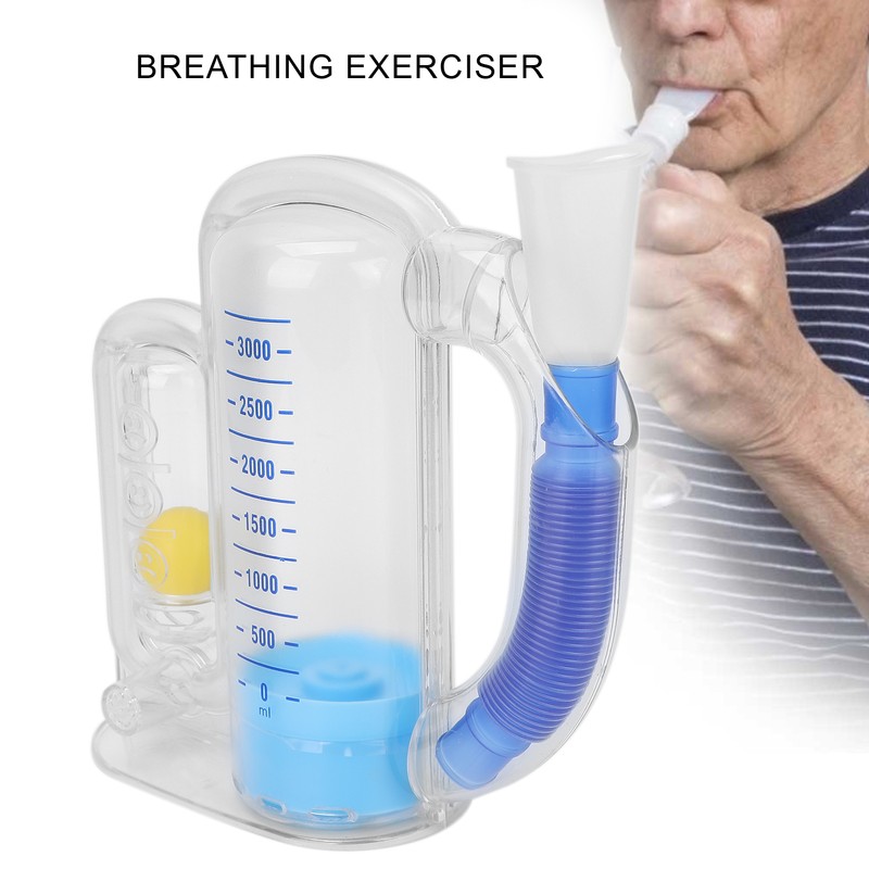 3000ml Spirometry Breathing Exerciser Lung Breathing Vital Capacity Training Tool