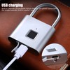 Fingerprint Padlock AntiTheft Intelligent Electronic Lock for Home Office Cabinet