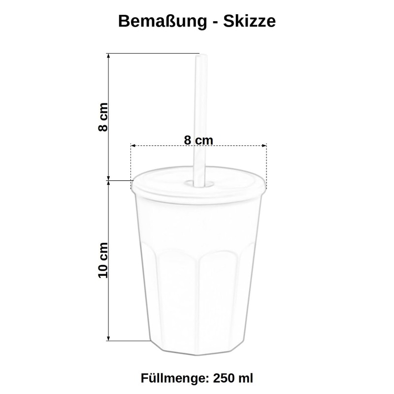 ENGELLAND - 5 x Plastic Cups with Lids, Pink, Drinking