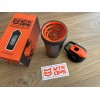 MTN OPS Blender Shaker Pre-Workout Protein Bottle Black Orange &