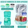 Nasjac Lonchera Bento Box para Niños Y Adulto, Caja Charolas