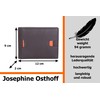 Josephine Osthoff Hannover Wallet Money Clip Genuine Leather with RFID