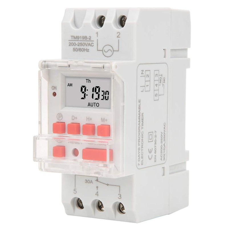 ANKROYU Timer Switches, LCD 7 Days Programmable Digital Timer Switches,