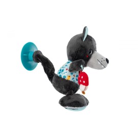 LILLIPUTIENS - Louis Activity Plush - Travel toy with suction cup for car, train, etc. - Sound and light activities - Stimulates and entertains baby on the go - From 6 months - 83525