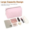 Portable Makeup Bag for Women Corduroy Large Travel Cosmetic Toiletry