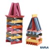 KAPLA 100 Octocolor Case - Wooden Construction Set 100 Colored