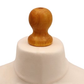 Female Tailors Dummy Cream Size 10/12 Dressmakers Fashion Students Mannequin Display Bust With A Light Wood Base