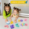 GD HUA 3D Puzzle Face-Changing Magic Cube, Wooden Expression Toy