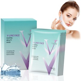 5PCS Face Mask V-Line,Face Lift Tape,V Shape Face Tape Mask,V Line Lifting Mask,Moisturizing Face Firmer,V Shape Lifting Face Mask for Skin Firming & Tightening,Face Lift Mask,Chin-Lift Mask