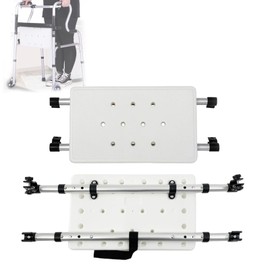 Attachable Folding Walker Seat – Adjustable Rest Seat for Walkers, 20"–24" Height, Supports Up to 250 lbs