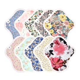 Fabric Napkins NO 4 Organic Cotton Set of 10 vds ds Popular Patterns Selected - Great Value for Mass Production