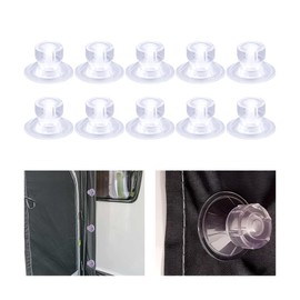 JNNJ Caravan Suction Cups for Caravan Awnings, 45 mm High-Grip Suction Cups, Multifunctional Suction Cups, for Caravan Awnings, Boat, Motorhome Side Roof Mounting, Pack of 10