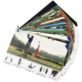 CusFirst Golf Reference Cards - Essential Golf Rules & Tips | Waterproof, Durable, Compact Design for Golfers | Perfect for Beginners & Pros | Improve Your Game Instantly