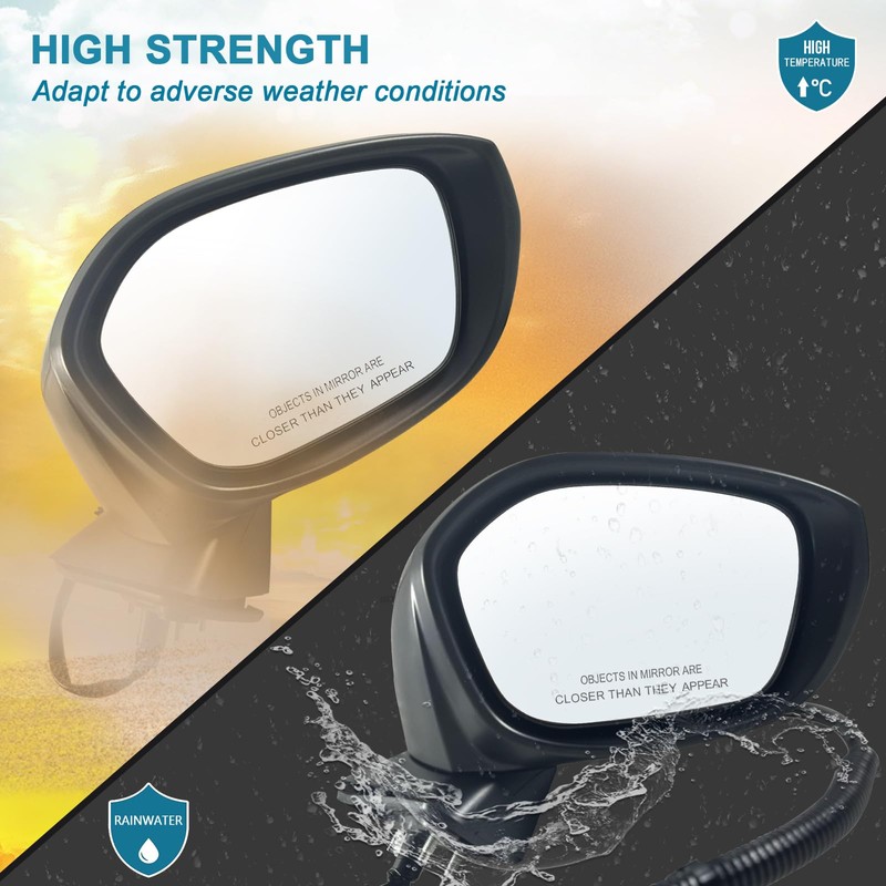 Lqito Right Passenger side Mirror Fits 2022-2025 HONDA CIVIC Sedan/Hatchback