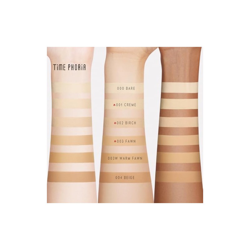 TIMEPHORIA Base de Maquillaje en Polvo Timeless Optima, Alta Cobertura