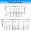 Orgneas Freezer Baskets for Chest Freezer, Capacity Expandable Deep Freezer