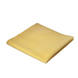 Superio Microfiber Cleaning Cloth 16” x 16” Yellow Washing Towel for Home, Kitchen, Auto, Window and Office/No Detergents Needed, Scratch & Streak Free, Miracle Clean, Ultra-Fast Drying