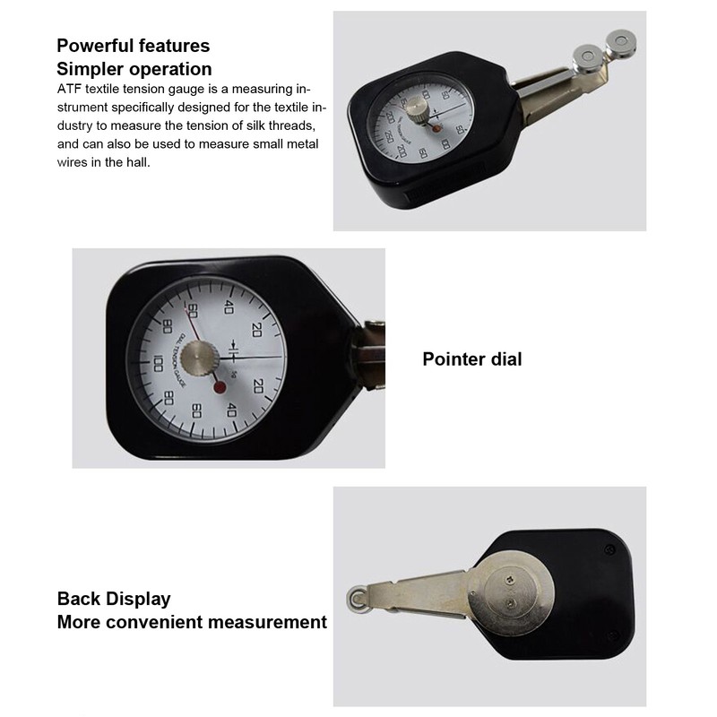 2 to 25gw Textile Tensiometer High Accuracy Pointer Dial Tension