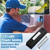 Saillong Lighted Doorbell Button, Wall Mounted Garage Door Switch with