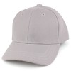 Plain Infants Tamaño Structured gorra de béisbol ajustable, gris