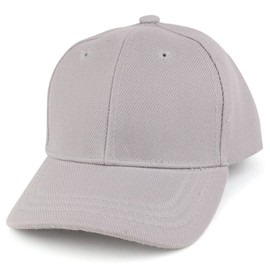 Plain Infants Tamaño Structured gorra de béisbol ajustable, gris