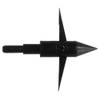 12Pcs Fishing Arrowheads Screw-on Points 150 Grain Black Bowfishing Screw