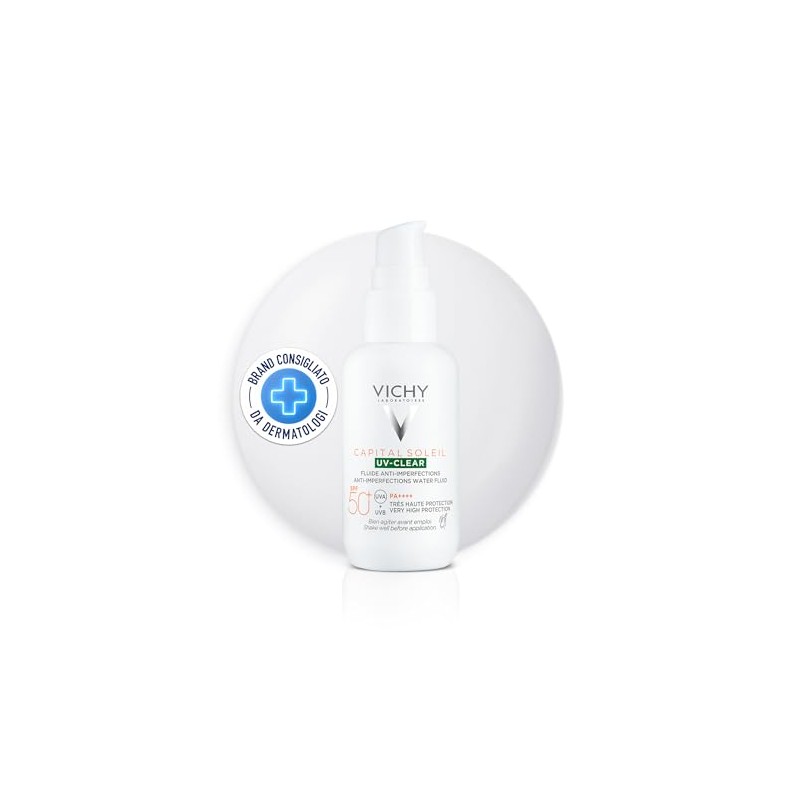 Vichy Protector Solar Facial Fluido Anti-imperfecciones Capital Soleil UV-CLEAR 50