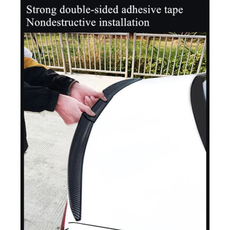 ryck motoring 46''-54'' Adjustable Carbon Fiber Pattern Sport Racing Rear