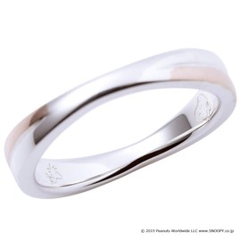 The KISS PN-SR508DM Peanuts Snoopy Diamond Silver Ring, Metal, Diamond
