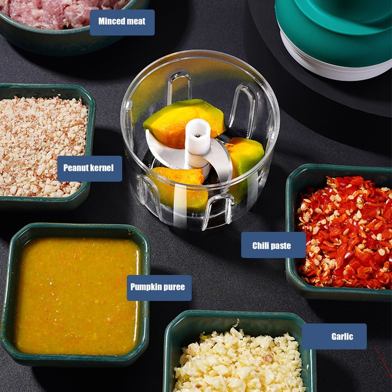 USB Electric Fruit Vegetable Onion Garlic Mincer Cutter Food Chopper