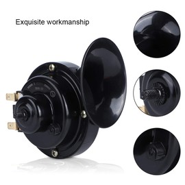12 volt narrowboat loud Snail Horn, Universal Weatherproof Extra Loud Fog Horn 12V 510Hz 110dB 510HZ Motorcycle Electric Snail Air Horn Loud Voice Speaker