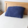 Merry Night MNP6303-72 Pillow Cover, One-touch Type, Sinker Pile, Navy,