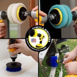 All Purpose Cleaner - Indoor - Drill Brush - Scouring Pad - Kit - Cleaning Supplies - Kitchen -Stove - Cooktop - Pots and Pans - Oven - Flooring - Bathroom - Scrub Brush - Shower Cleaner - Bathtub