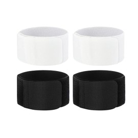 Shin Pad Holder 4 Pieces Support Holder Shin Pad Holder Football Non-Slip Men Women and Children Velcro Breathable Cycling Running