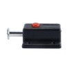 Durlo 4 pcs Black Plastic Door Latch with Push Button