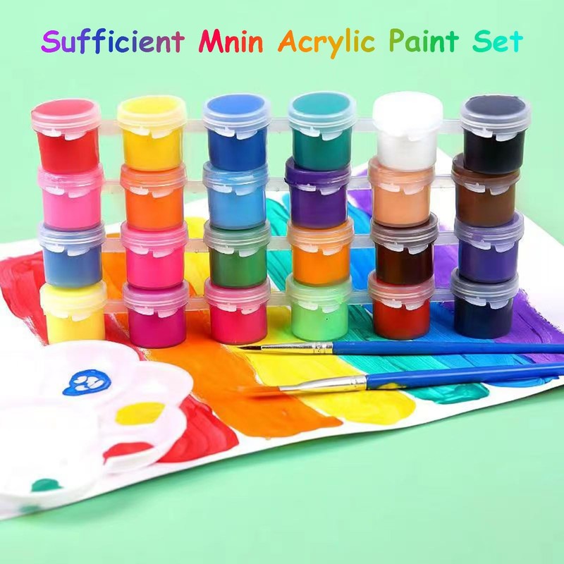 Mini Acrylic Paint Set, 30 Set Washable Paint Strips Kit