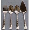 Lenox 4 Pcs Lenox Holiday Dimensions Stainless Steel Flatware Serving