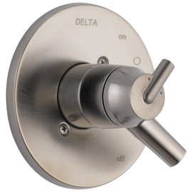 Delta Faucet Trinsic 17 Series Dual-Function Shower Handle Valve Trim Kit, Stainless T17059-SS (Valve Not Included), Without Rough