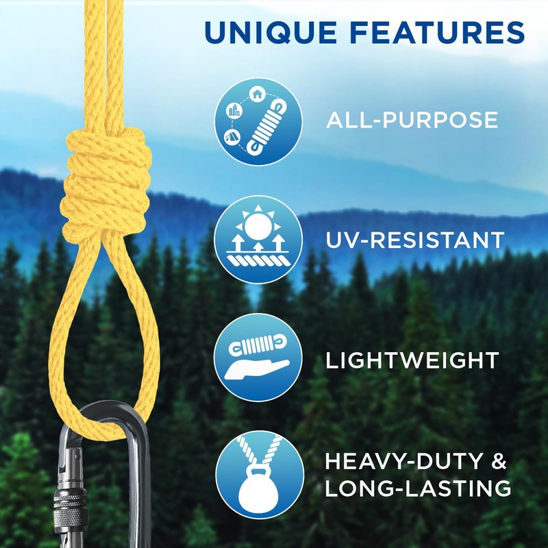 TECEUM Cotton Rope 3/16” (5 mm) – 100 FT –
