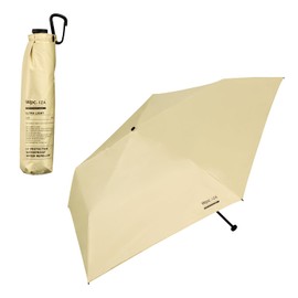 (2025) ZA018-001-102 Men's Umbrella Parasol IZA Type: Ultra Light Beige, Folding Umbrella, Lightweight, Work or School, Travel, Stylish, Cute, Women