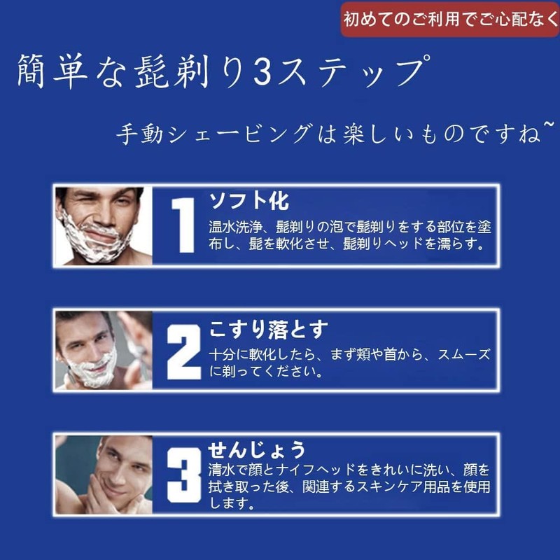 Razor Replacement Blade, Gillette Compatible, Orange Shaver, Fusion Replacement Blade,