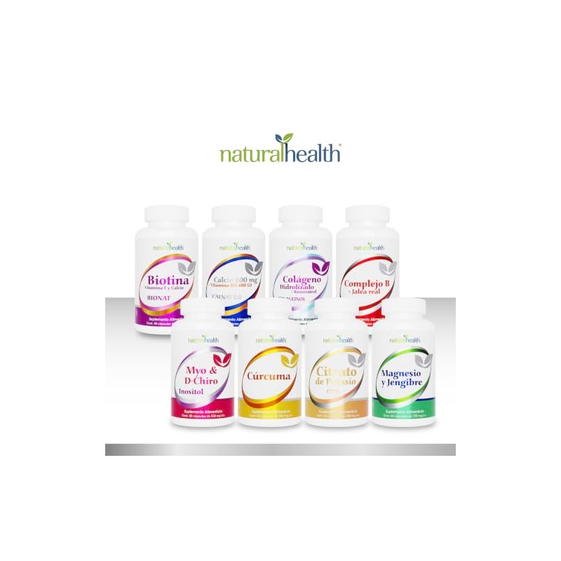 Natural Health Complejo B + Jalea Real | Suplemento Alimenticio