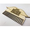 Wooden Beard Comb for Beard & Moustache Pocket Comb Dad