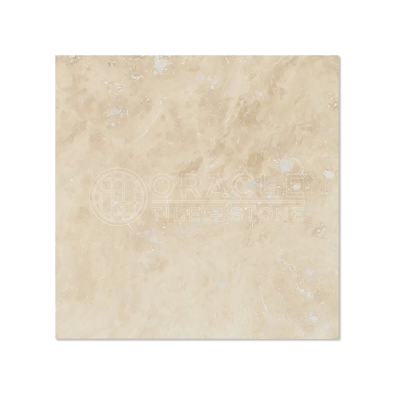 Ivory (Light) Travertine 4 X 4 Field Tile, Filled &