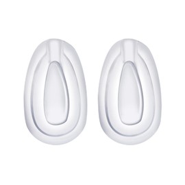 Bwake Replacement Nose Pieces Pads for Oakley Caveat Sunglasses OO4054 - Clear