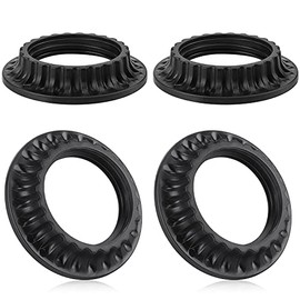 Lamp Socket Reducer Rings E27 Adapter Set 42mm – 8 Pack Durable Heat-Resistant Plastic Threaded Inserts for Pendant Ceiling Lamps and Light Fixtures Replacement Fittings for Home or Office U