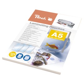 Peach Laminating Pouches, 125MIC – Pack of 25